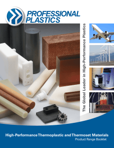 High-Performance Thermoplastic and Thermoset Materials