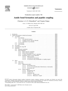Amide bond formation and peptide coupling