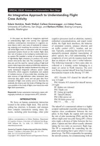 An Integrative Approach to Understanding Flight Crew Activity