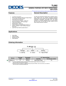 Features General Description Applications Ordering Information