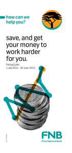 save, and get your money to work harder for you.