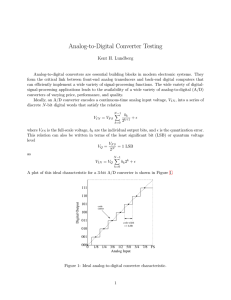 Analog-to-Digital Converter Testing