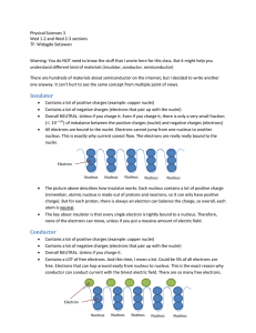 Notes on insulator, conductor, and semiconductor