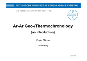 Ar-Ar Geo-/Thermochronology