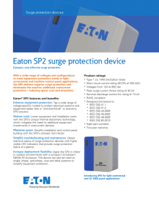 Eaton SP2 surge protection device