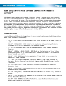 NOTICE OF NEW STANDARD PRODUCTS