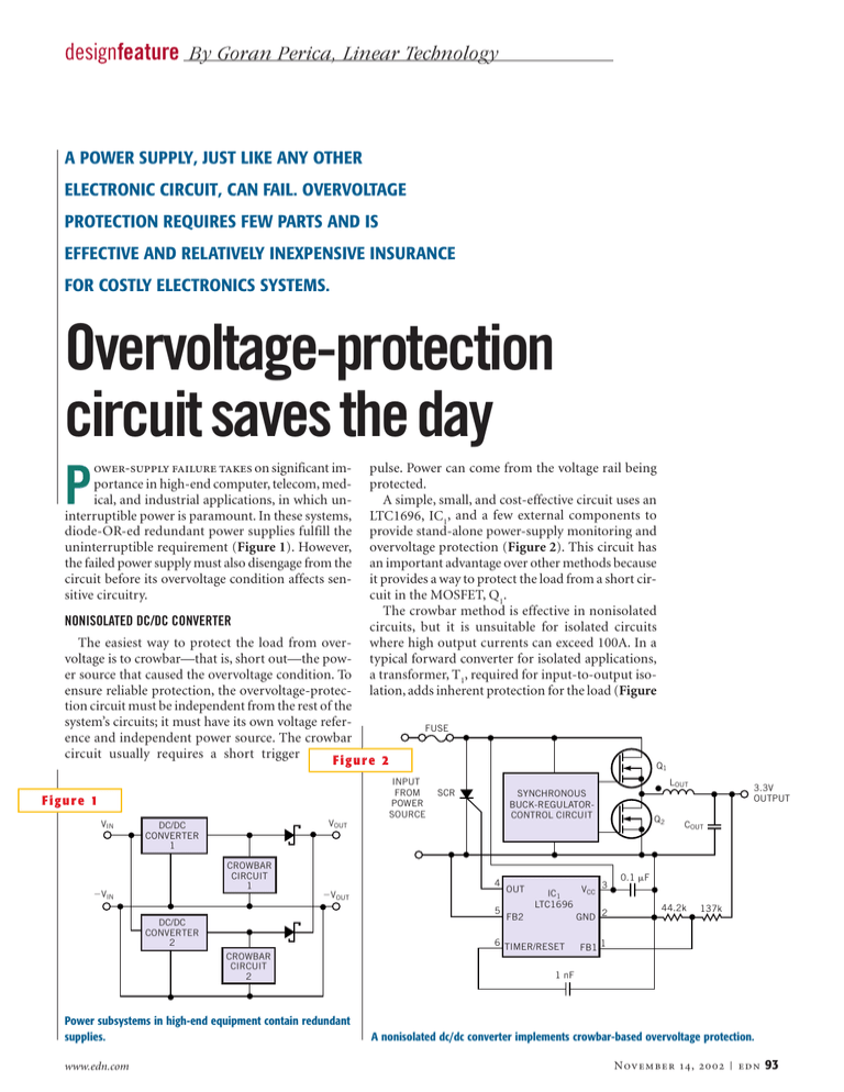 Overvoltage Protection Circuit Saves The Day