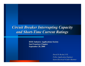 Circuit Breaker Interrupting Capacity and Short