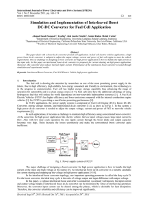 Simulation and Implementation of Interleaved Boost DC-DC