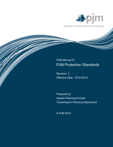 PJM Protection Standards