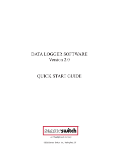 Data Logger Software Quick-Start Guide