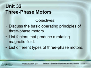 Unit 32 Three-Phase Motors