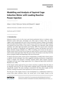 Modelling and Analysis of Squirrel Cage Induction Motor