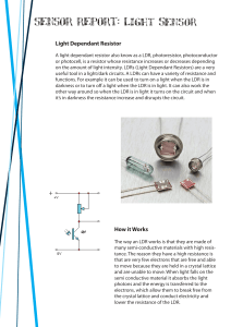 Light Dependant Resistor How it Works