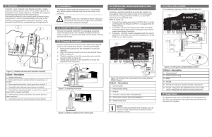 1 | Overview 3 | Supervision 2.3 | Wire to the control panel and a 2