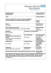 Document Type: PROCEDURE Unique Identifier: CORP/PROC/317