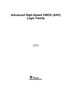 Advanced High-Speed CMOS (AHC) Logic Family