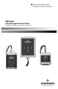 330/320 Surge Protective Device