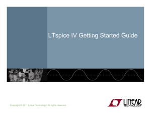 LTspice IV Getting Started Guide