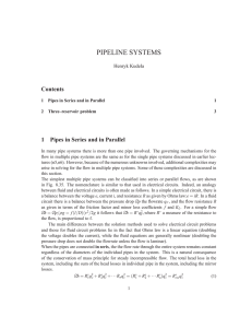 PIPELINE SYSTEMS