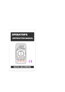 operator`s - Jameco Electronics