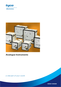 Analogue Instruments - Crompton Instruments