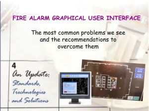 Fire Alarm Graphic User Interfaces 2011