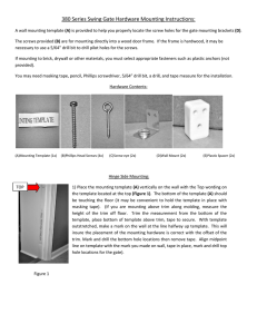 Installation Instructions for GuardMaster II 380 Swing Gate