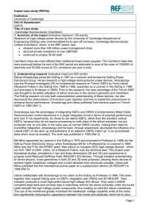 Impact case study (REF3b) Page 1 Institution: University of