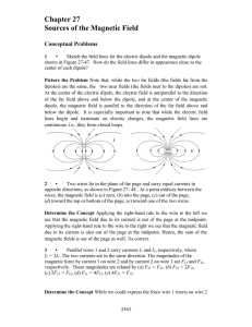 Chapter 27 Sources of the Magnetic Field