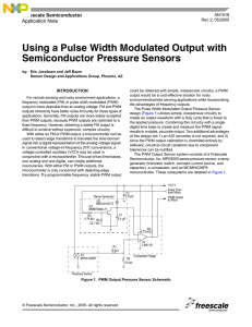 AN1518 Using a Pulse Width Modulated Output with Semiconductor