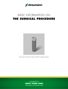 basic information on the surgical procedure