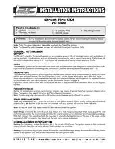 MSD 5520 Ignition Control Module Installation Instructions