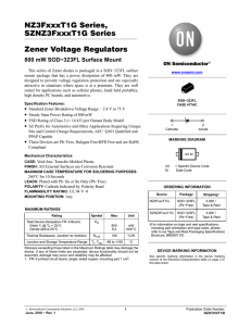 Zener Diode Voltage Regulators