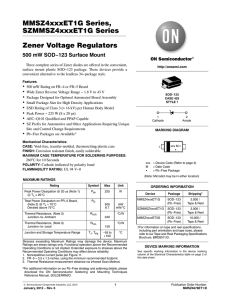 MMSZ4678ET1 - Zener Voltage Regulators