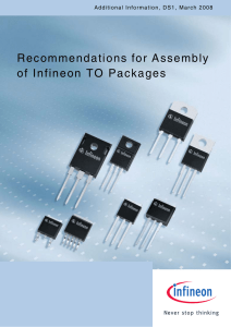 Recommendations for Assembly of Infineon TO Packages