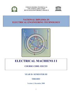 ELECTRICAL MACHIENS I I - Unesco