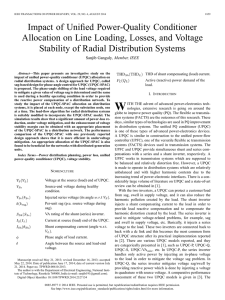 Impact of Unified Power-Quality Conditioner