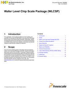 AN3846 - Wafer Level Chip Scale Package (WLCSP)