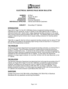 electrical service rule book bulletin