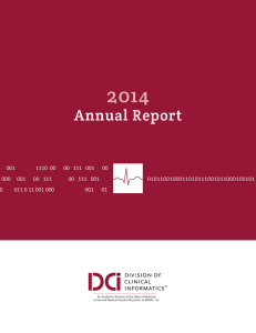 Annual Report - The Division of Clinical Informatics at HMFP at