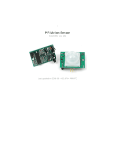 PIR Motion Sensor