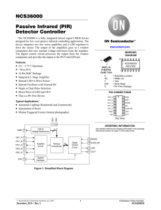 NCS36000 - Passive Infrared (PIR) Detector