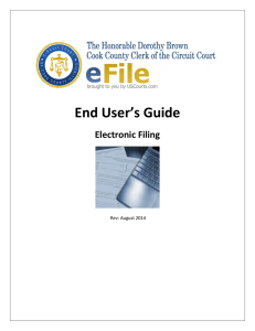 End User Guide - Registration - Cook County E-File