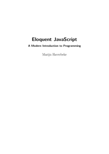 PDF - Eloquent JavaScript