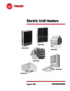 Electric Unit Heaters