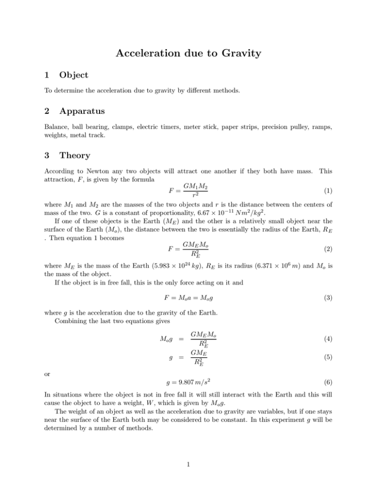 Why Does The Acceleration Due To Gravity Change