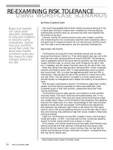 re-examining risk tolerance using worst-case scenarios