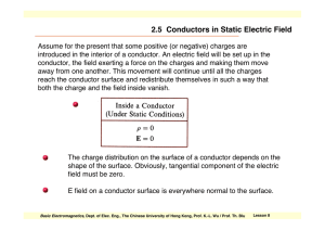 2.5 Conductors in Static Electric Field