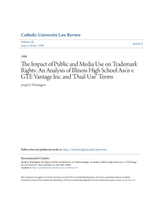 The Impact of Public and Media Use on Trademark Rights: An